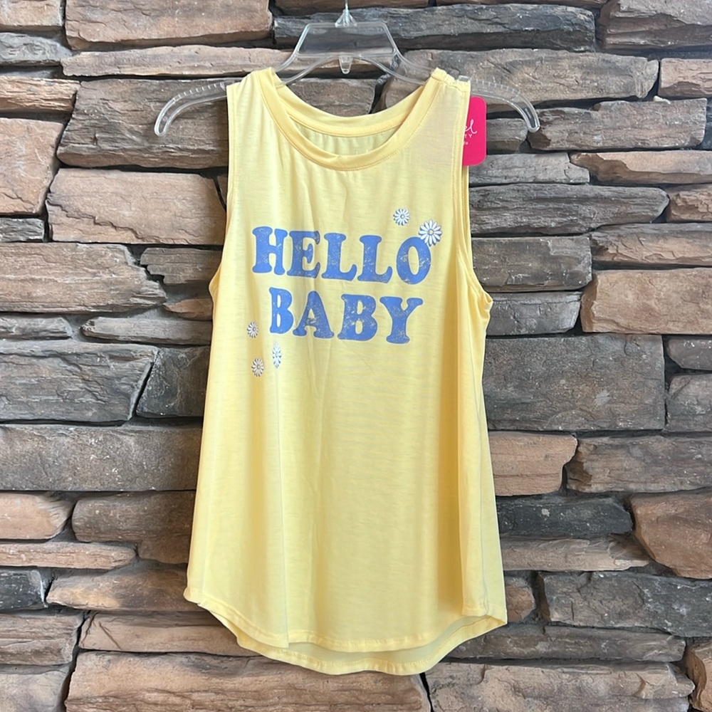 Ingrid + Isabel Maternity HELLO BABY tank top Size XS